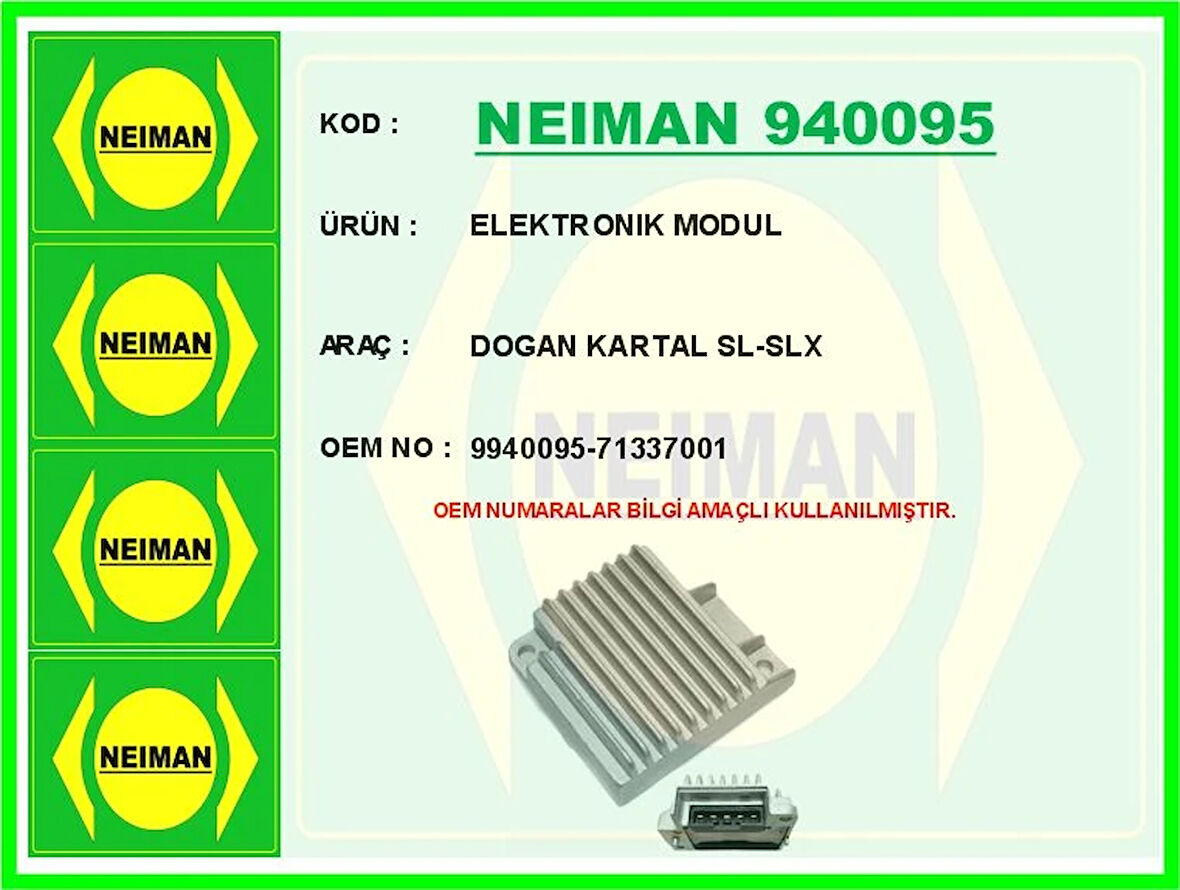 ELEKTRONIK MODUL DOGAN KARTAL SL-SLX 9940095 71337001