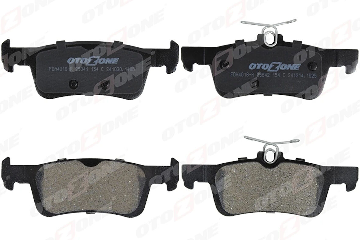 ARKA FREN BALATASI P308 2 1.2 VTİ-1.2 THP-1.6 HDİ-2.0 HDİ 2013 FREN DİSKİ ÇAPI 249MM İÇİN 15MM 1611331480 1610814180 1647875680