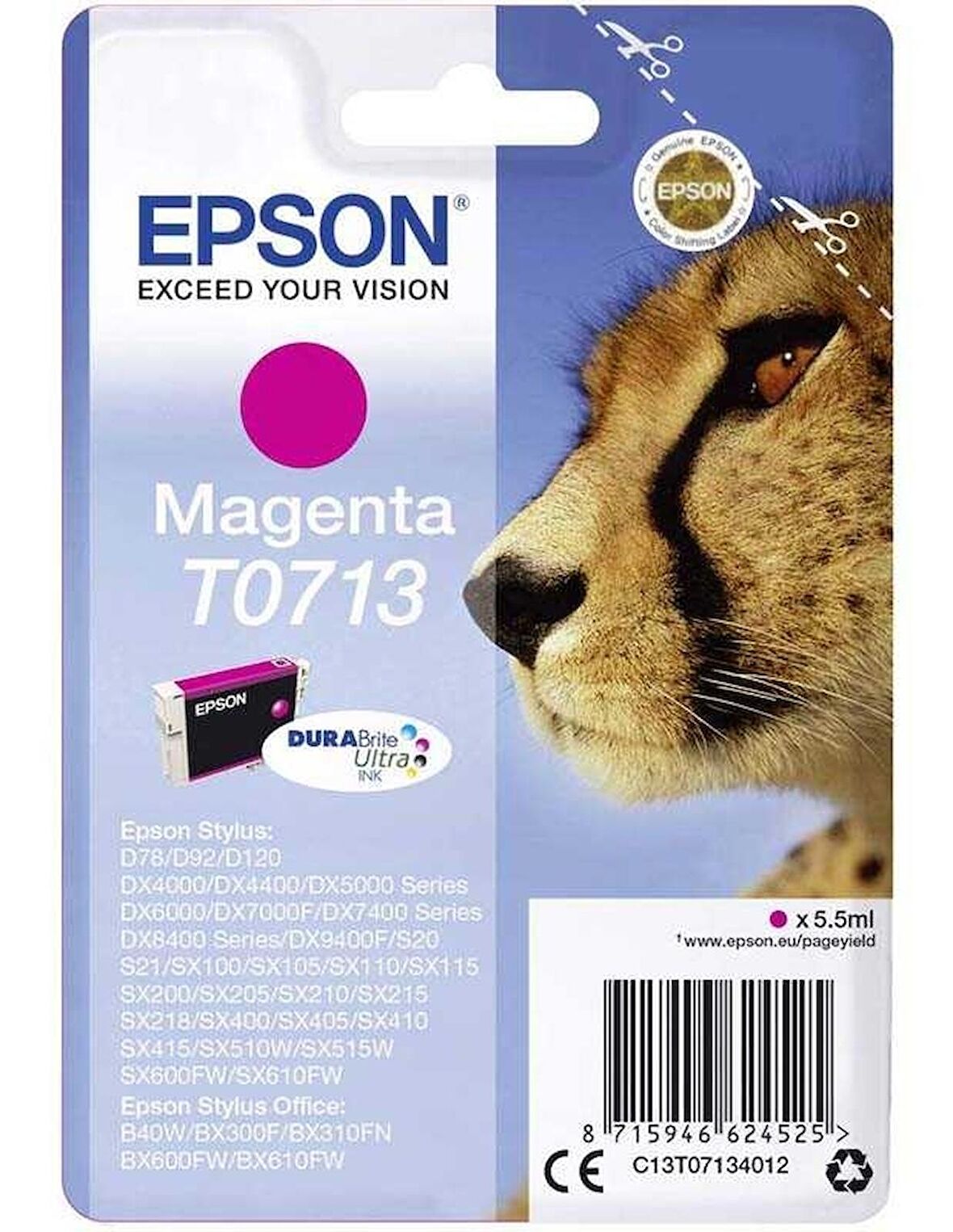 HPZR Epson T0713-C13T07134020 Orjinal Kırmızı Kartuş