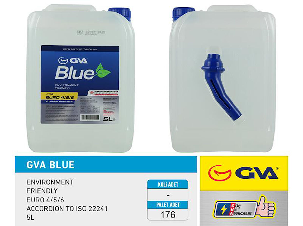 GVA BLUE SIVISI 5 LT EURO 4-5 / BİNEK EURO 6 HUNİLİ AMBALAJ OSM99905