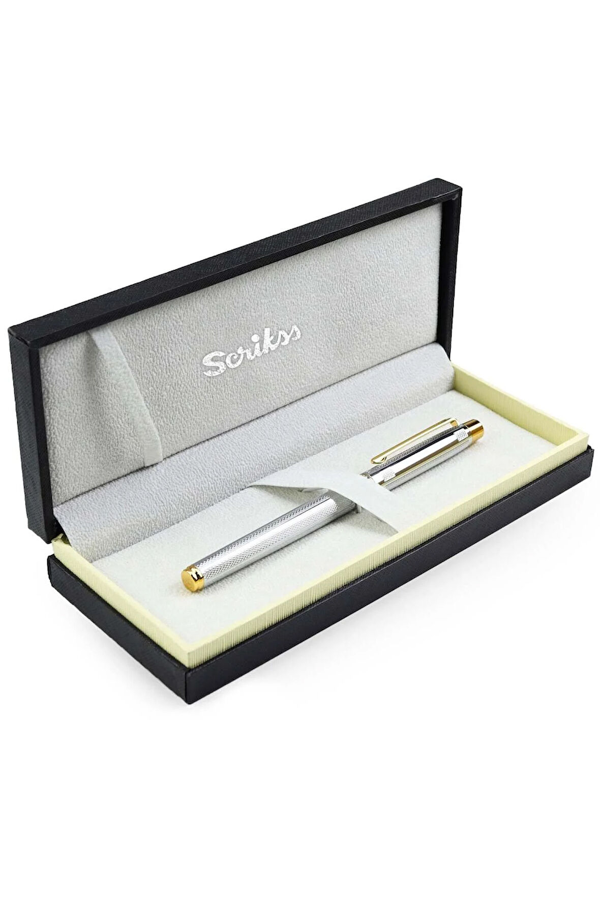 Scrikss Venüs 722W Roller Kalem Krom Altın