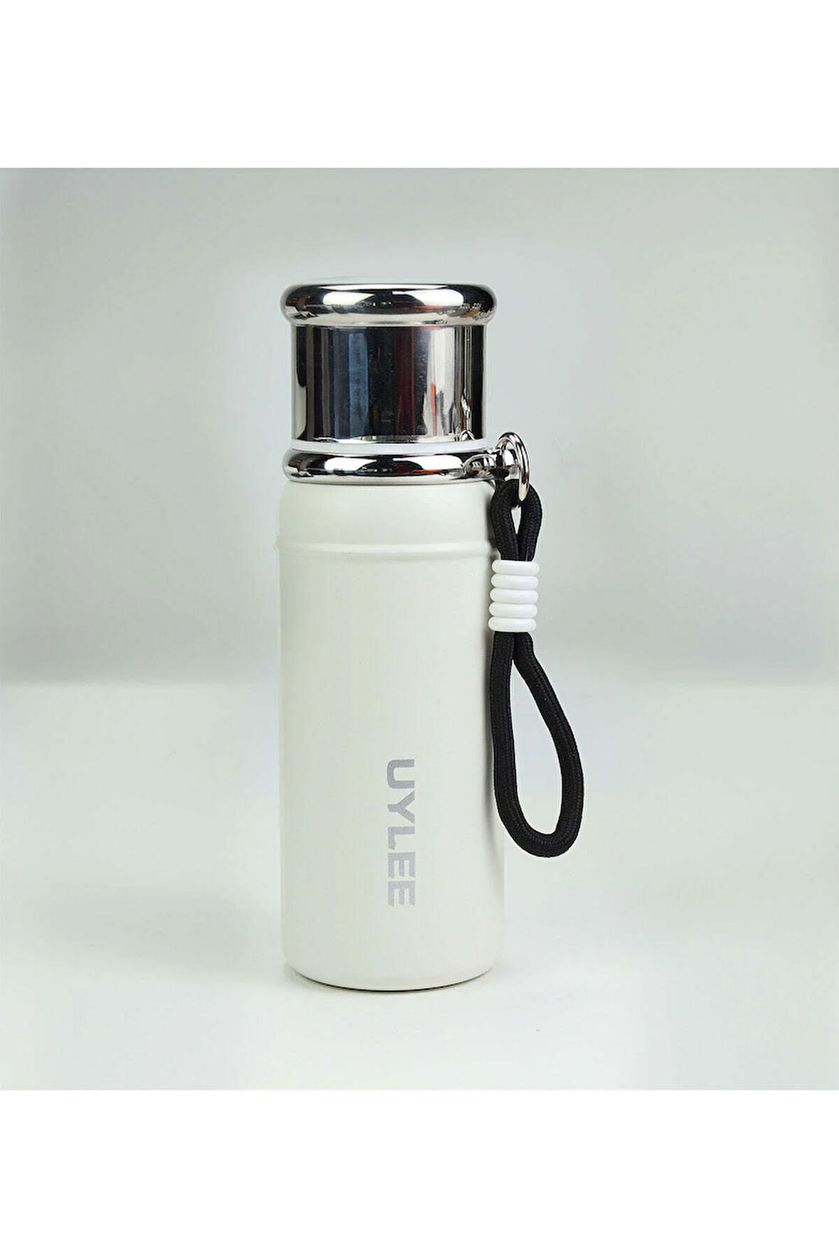 Beyaz Çelik Termos 500 ml