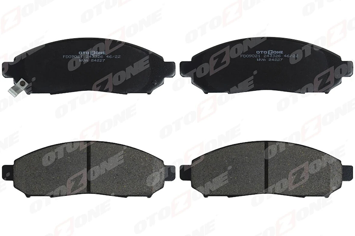 FREN BALATASI ÖN RENAULT KOLEOS 2008 NISSAN NAVARA 2.5L YD25DDTI D40 4X2 4X4 10- / PATHFINDER 2.5L YD25DDTI DCI R51 17MM 410603072R 41060CC090 D1060EJ20A