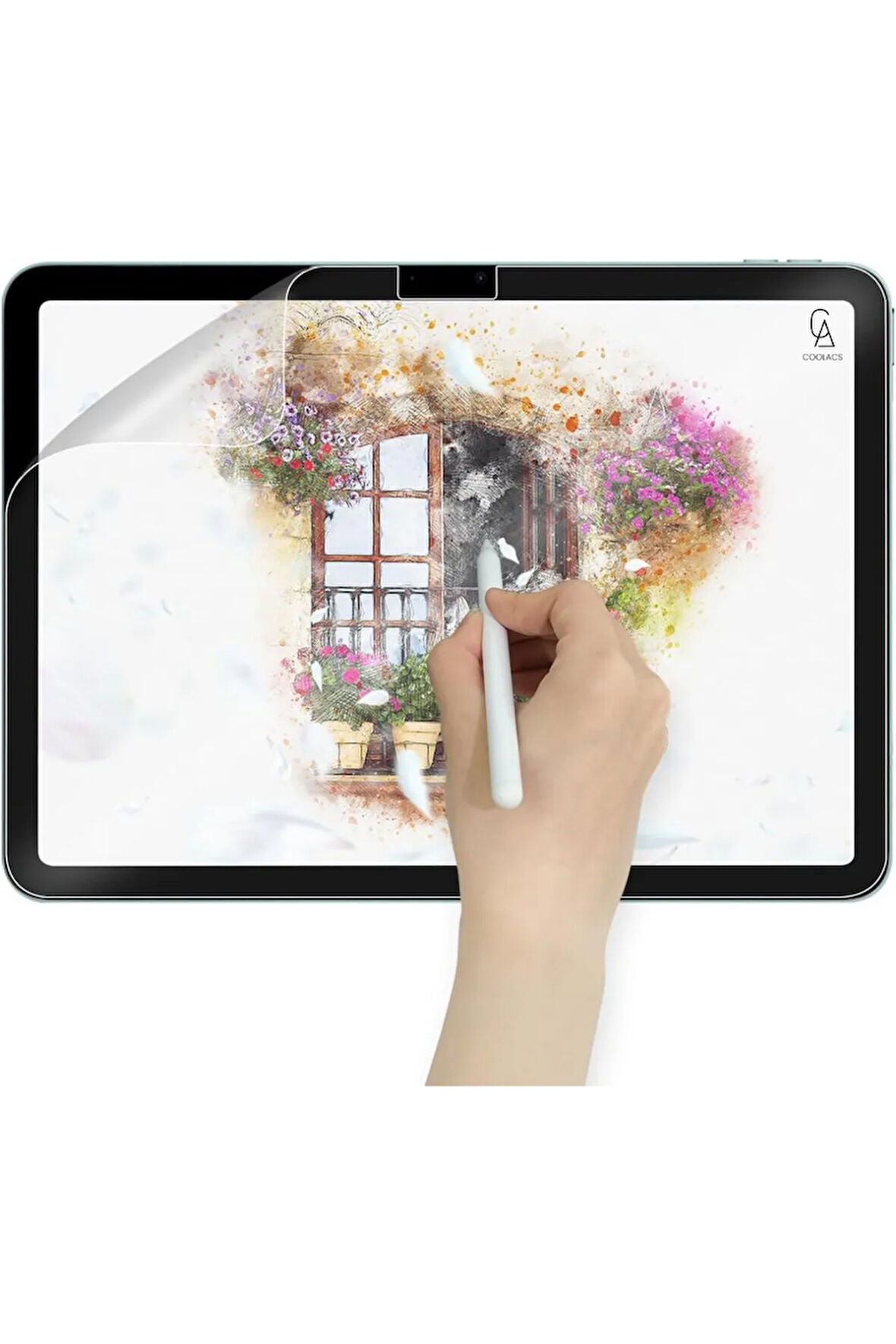 Apple iPad Air 11 Inç 2025 (M3) ile Uyumlu Paperlike Kağıt Hissi Yazım Çizim Ekran Koruyucu Film