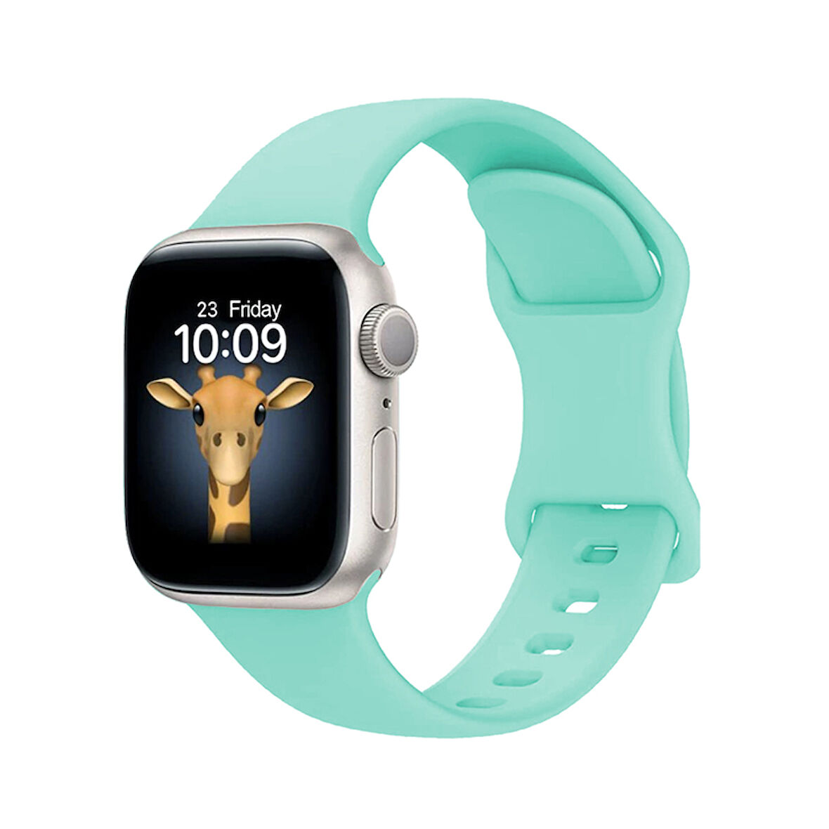 Apple Watch Series 10 46mm Uyumlu Yumuşak Hafif Silikon Kordon Kayış