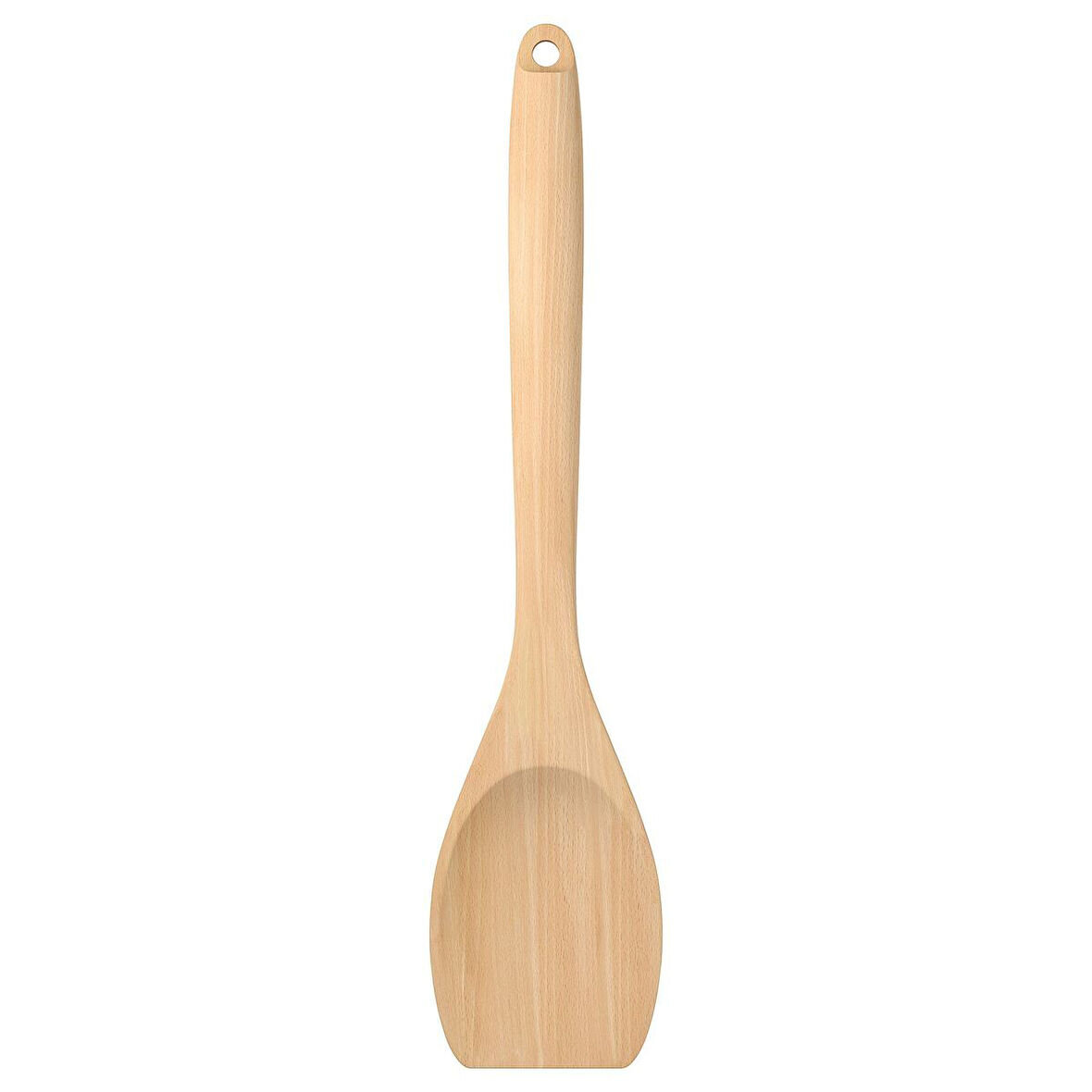 Kaşık, kayın görünümlü, köşeli, 31 cm