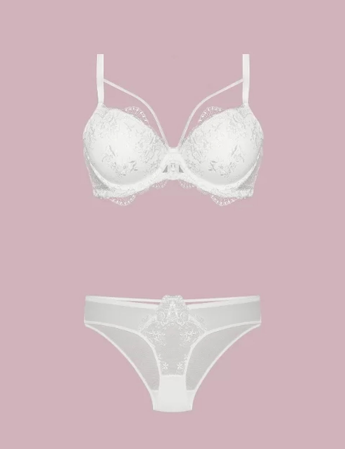 Nurteks 4485 Destekli Sütyen Takım - EKRU - 90