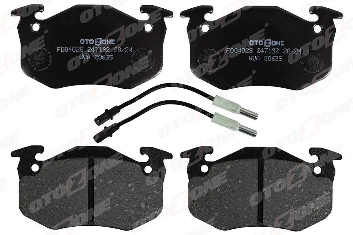 ÖN DİSK FREN BALATASI PEUGEOT 205 1.0/1.1/1.4 2002-1983 - 2007-1987-305 1.5/1.5D/1.6/1.8D/1.9D 2011-1982-2012-1988 425032