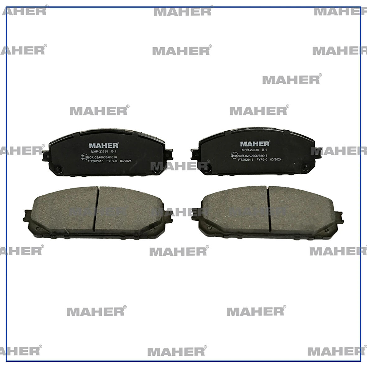 FREN BALATA CHEROKEE 2014 ÖN TEL DELİKLİ 68212327AA