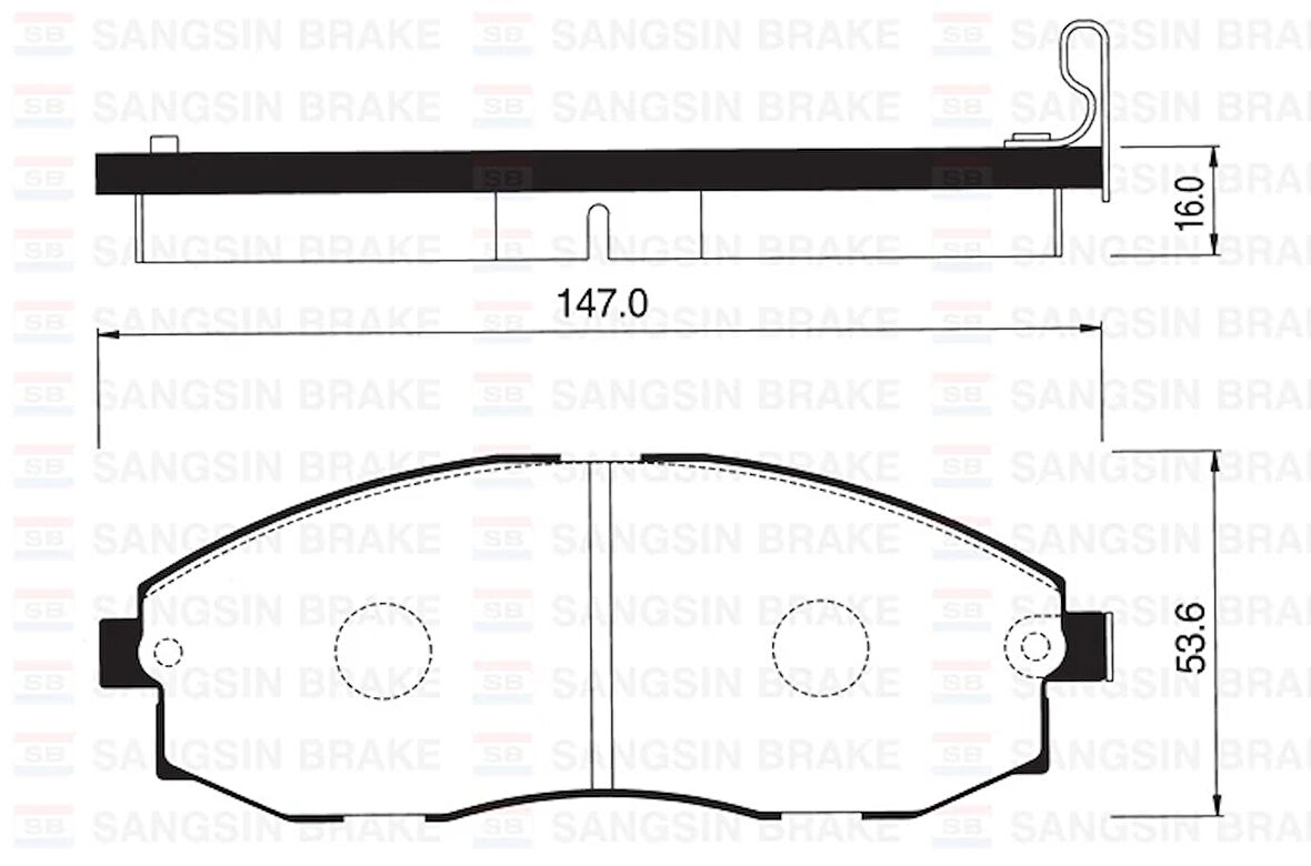 ÖN FREN BALATA HYUNDAI H100 STAREX 2.5L D4BH TC. TCI PANELVAN 1996-2007 581014AA00 581014AA31 581014AA61