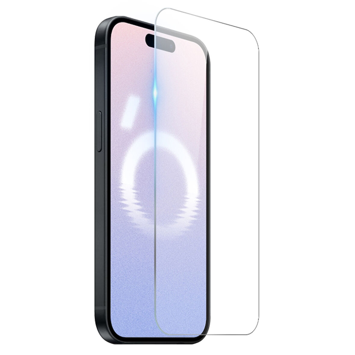 Apple iPhone 16 Plus ile Uyumlu Ekran Koruyucu Şeffaf Temperli Kırılmaz Cam Ekran Koruyucu