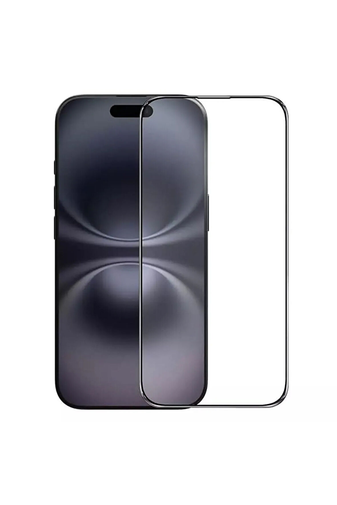 Apple iPhone 16 Pro Max ile Uyumlu Şeffaf Ekranı Tam Kaplayan 5d Cam Kırılmaz Cam Ekran Koruyucu
