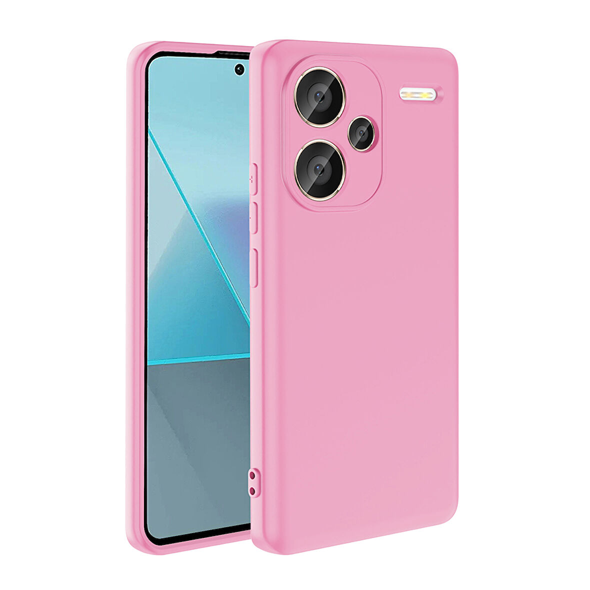 Xiaomi Redmi Note 13 Pro Plus 5G ile Uyumlu Kılıf Içi Kadife Lansman Tasarım Telefon Kılıfı Kapak