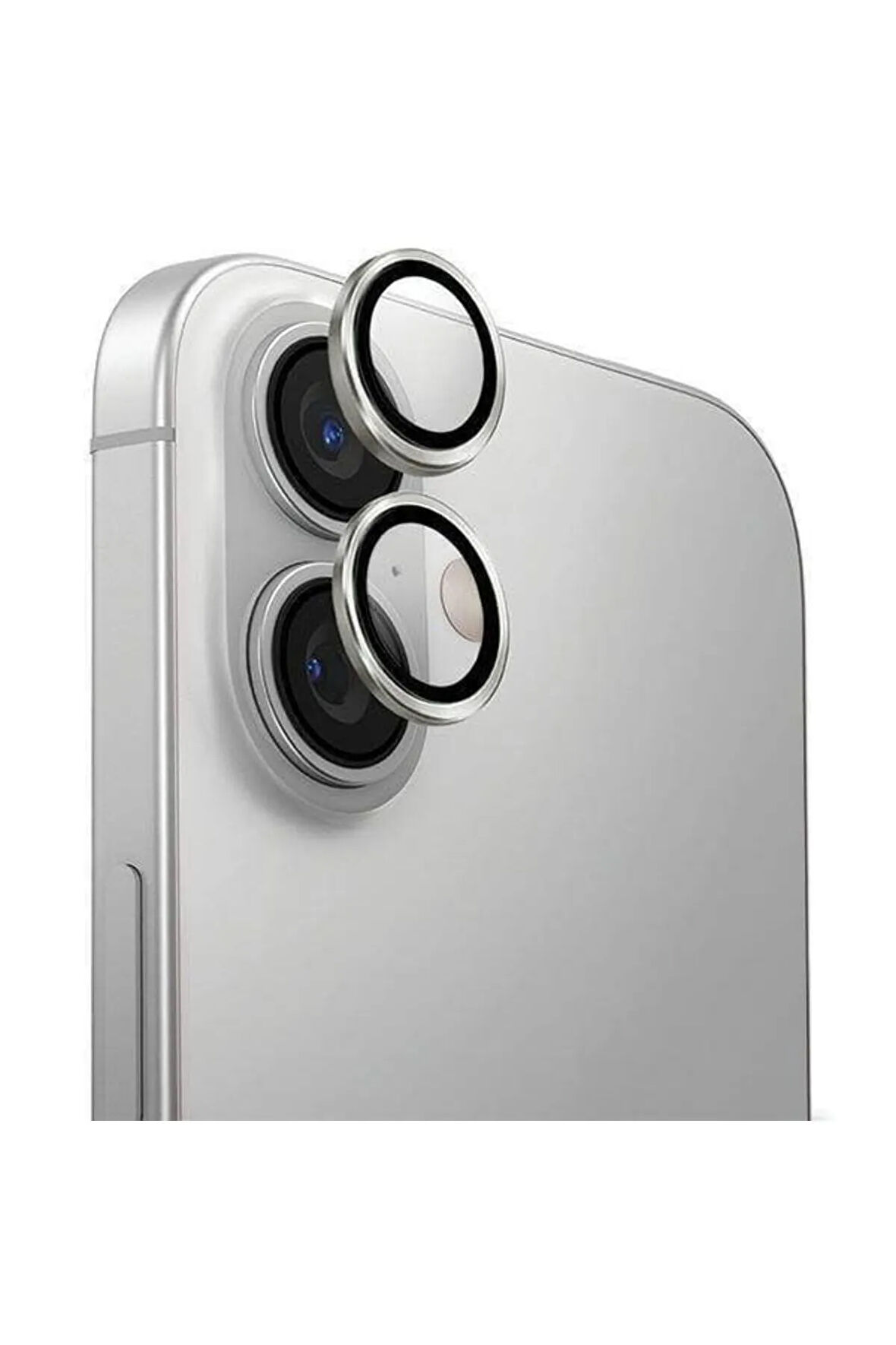 Apple iPhone 16 Plus ile Uyumlu Safir Damla Tekli Kamera Lens Koruyucu