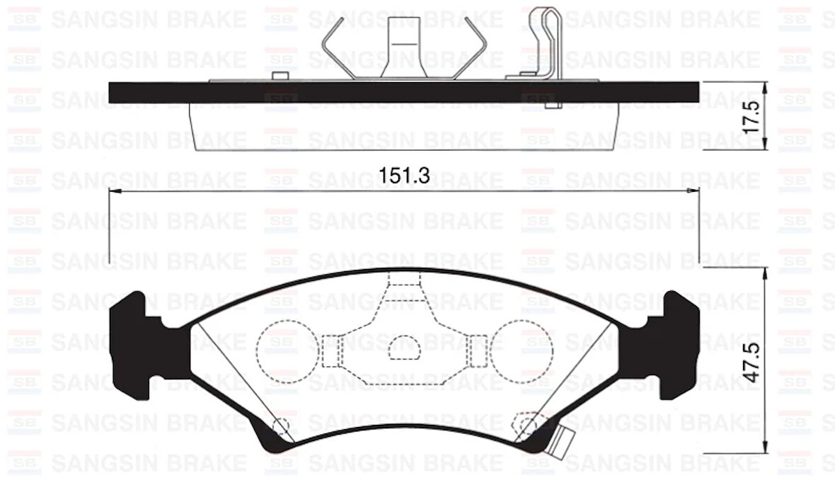 ÖN BALATA SEPHIA 1.51 165-1.81 165 1996-1998 GDB3224-GDB3096 OK2Y33323Z WVA23384 WVA23385