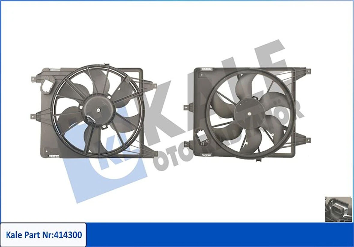 FAN MOTORU DAVLUMBAZLI CLIO 2-KANGOO 1997 MEGANE 1-SCENIC 1 1999-2003 320W-380MM 7701045816 7701070217