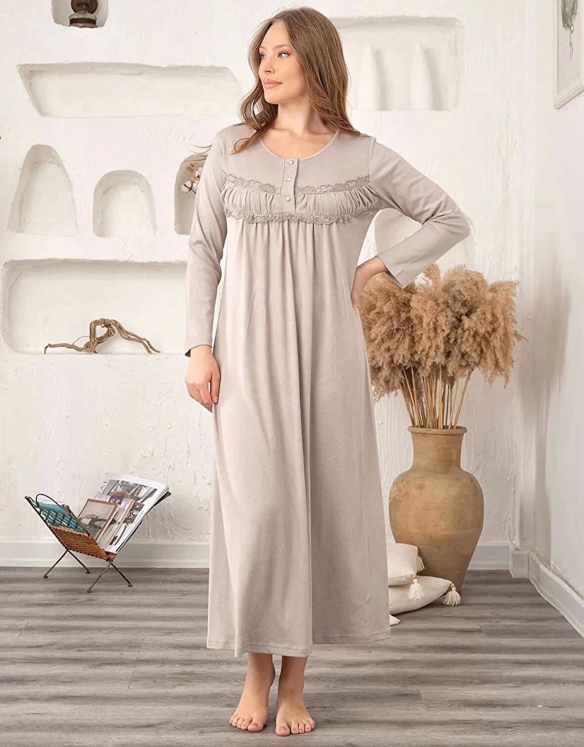 Bone 5902  Kadın Melissa Büzgülü Gecelik