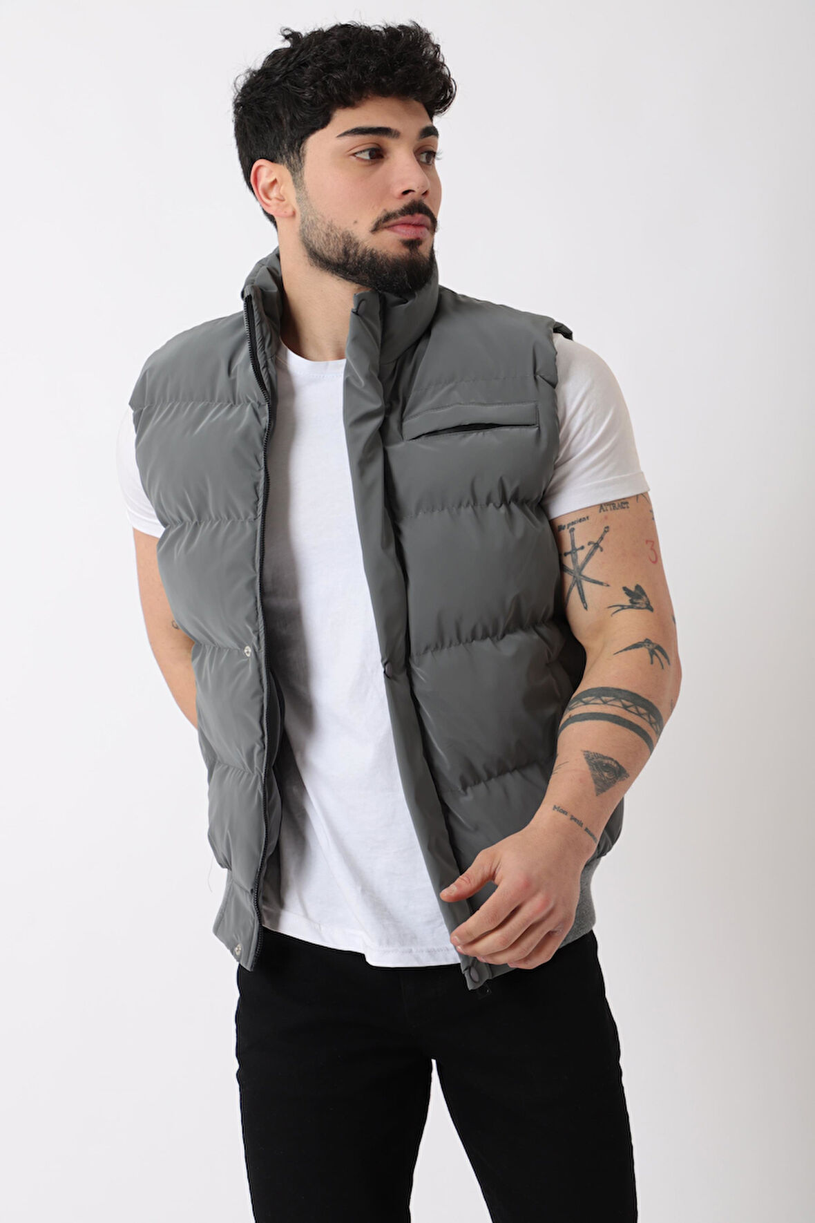 Göğüs Cepli Bel Lastili Nova Yelek BL 1722_60323