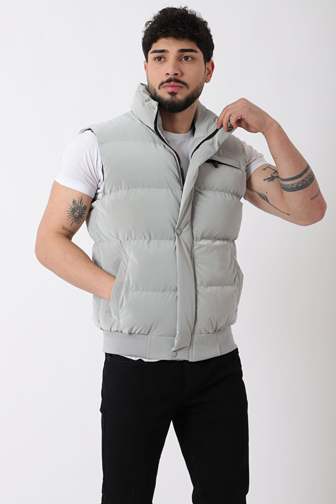 Göğüs Cepli Bel Lastili Nova Yelek BL 1722_60323