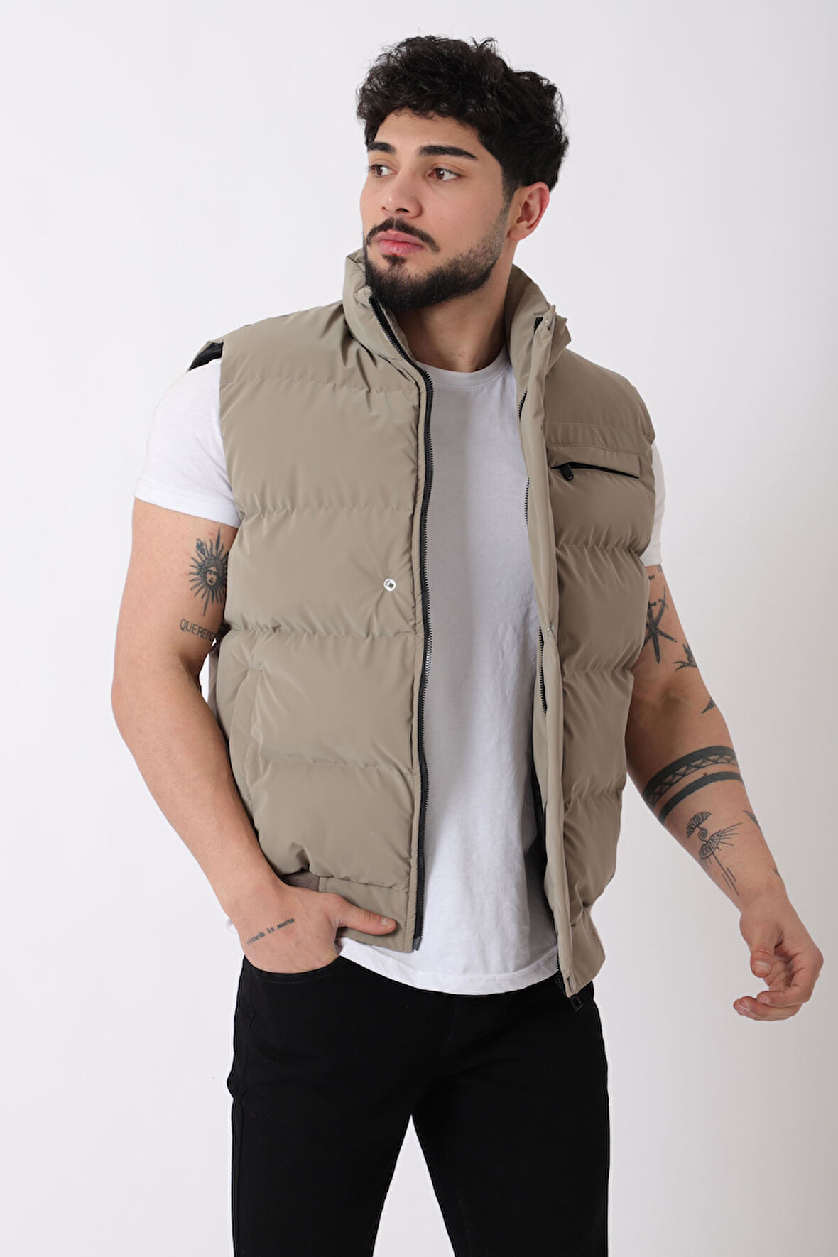 Göğüs Cepli Bel Lastili Nova Yelek BL 1722_60323