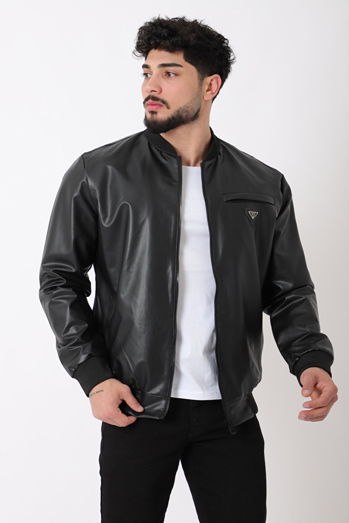 Kolej Yaka Bel Lastikli Suni Deri Mont PLDP 3000_50448