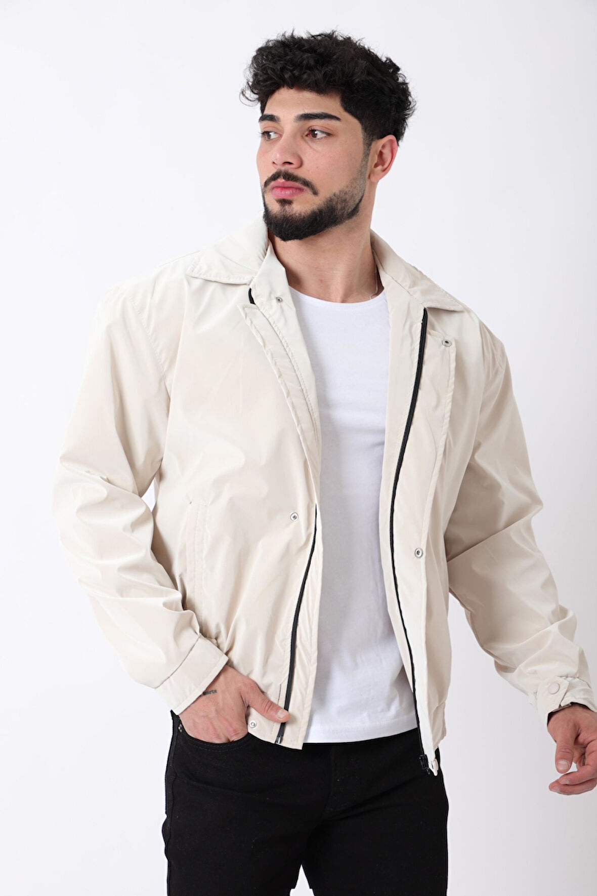 Yakalı Bel Lastikli Nova Mevsimlik Mont BL 1811_60326