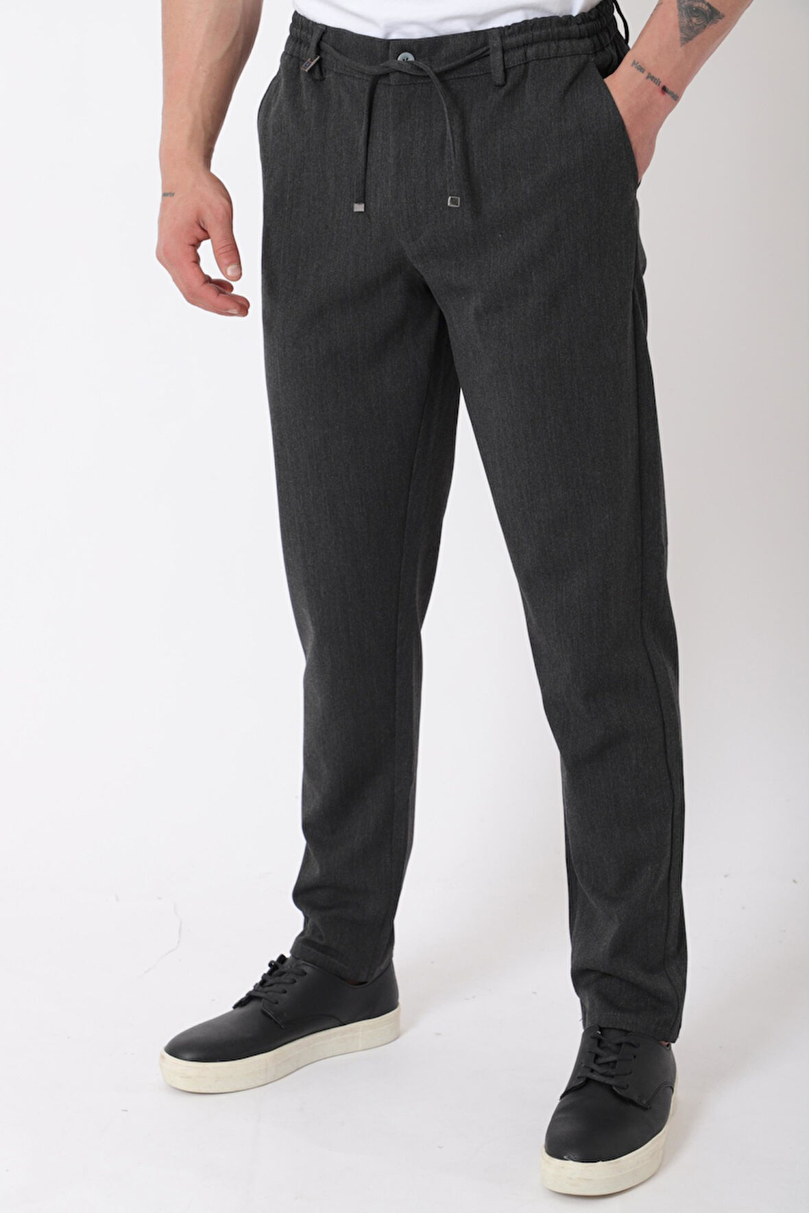 Bel Lastikli Spor En Boy Jogger Pantolon CPT-4_0400