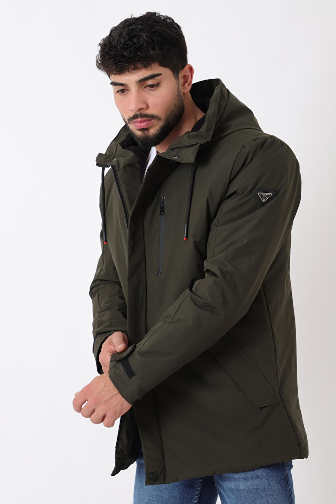 Sporlikra Kumaş Tasarım Cep Kışlık Mont PLDP 3013_50458