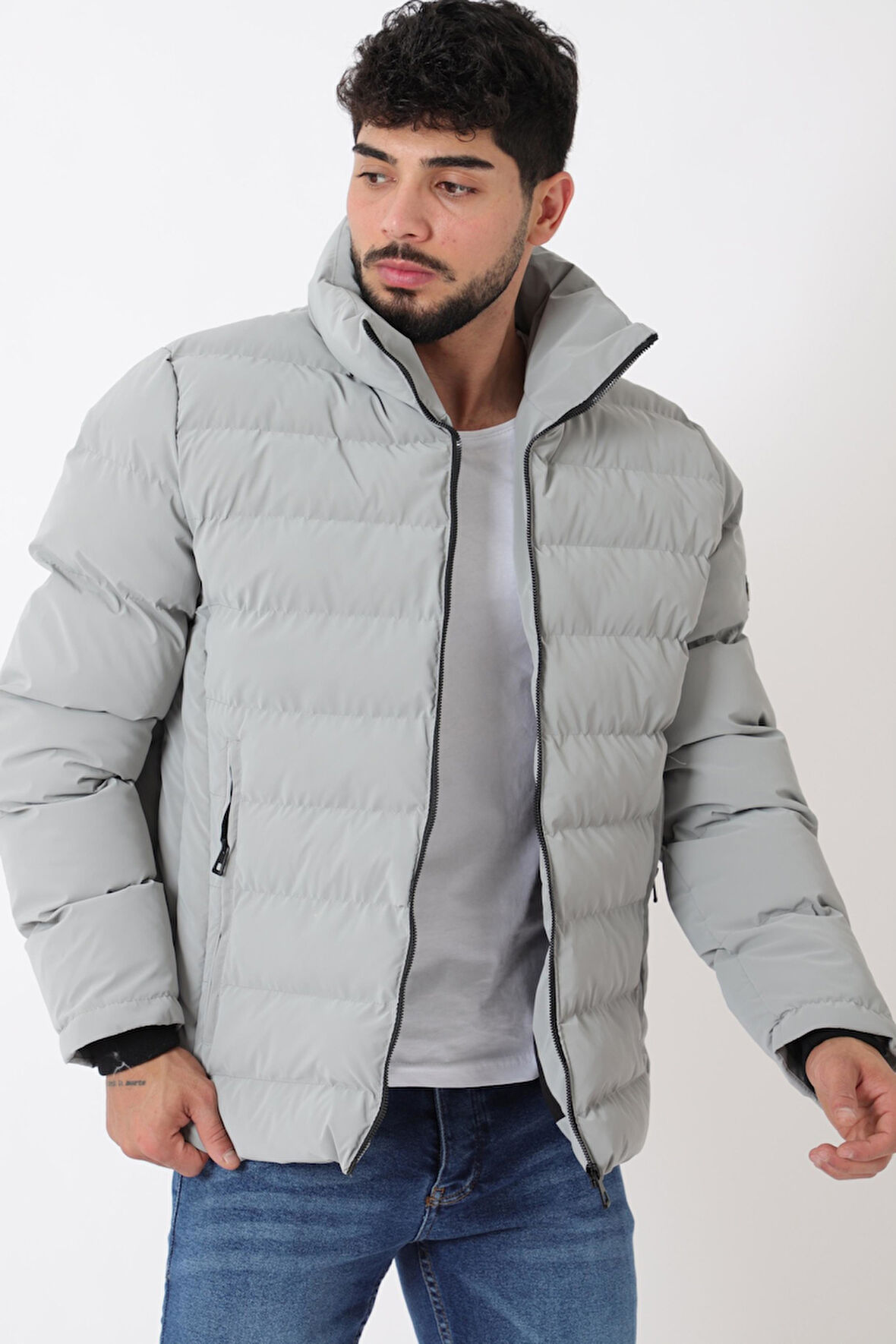 Cep Detay Dik Yaka Armalı Nova Kışlık Mont PLDP 3012_50463