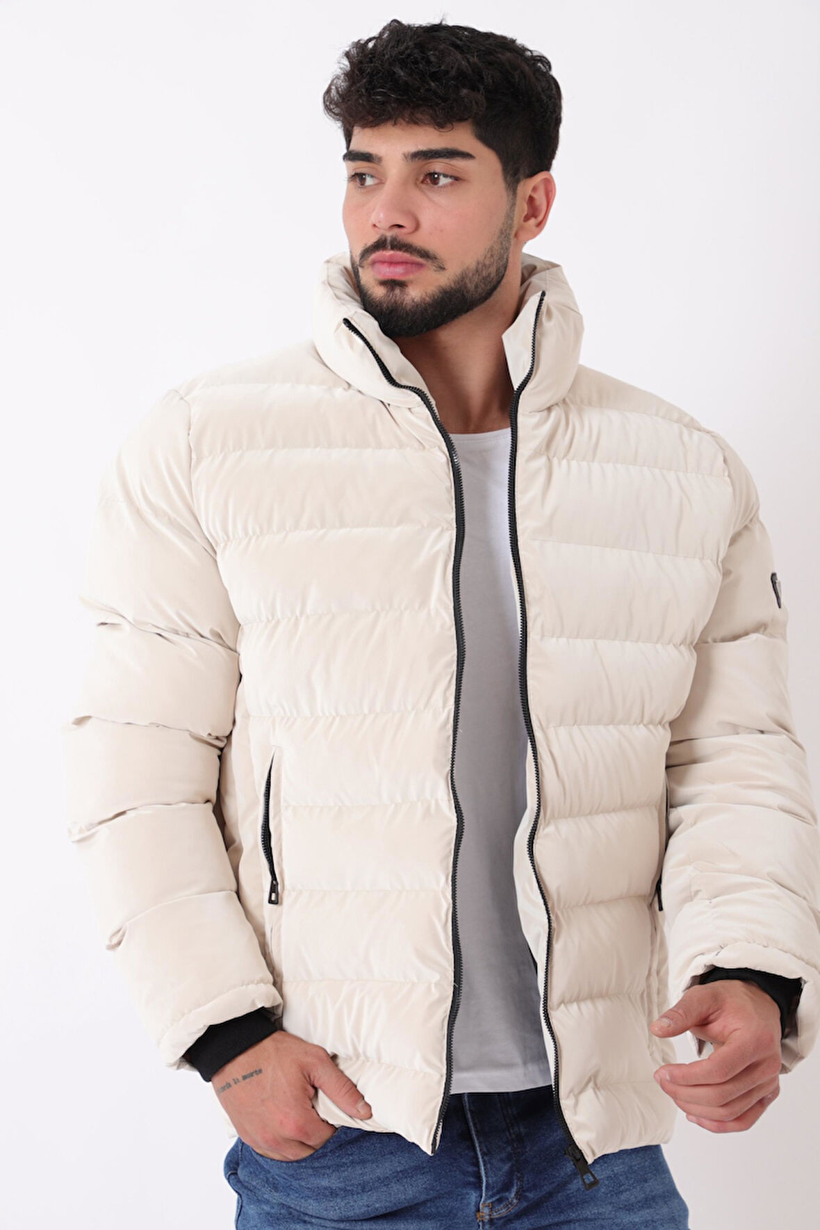 Cep Detay Dik Yaka Armalı Nova Kışlık Mont PLDP 3012_50463