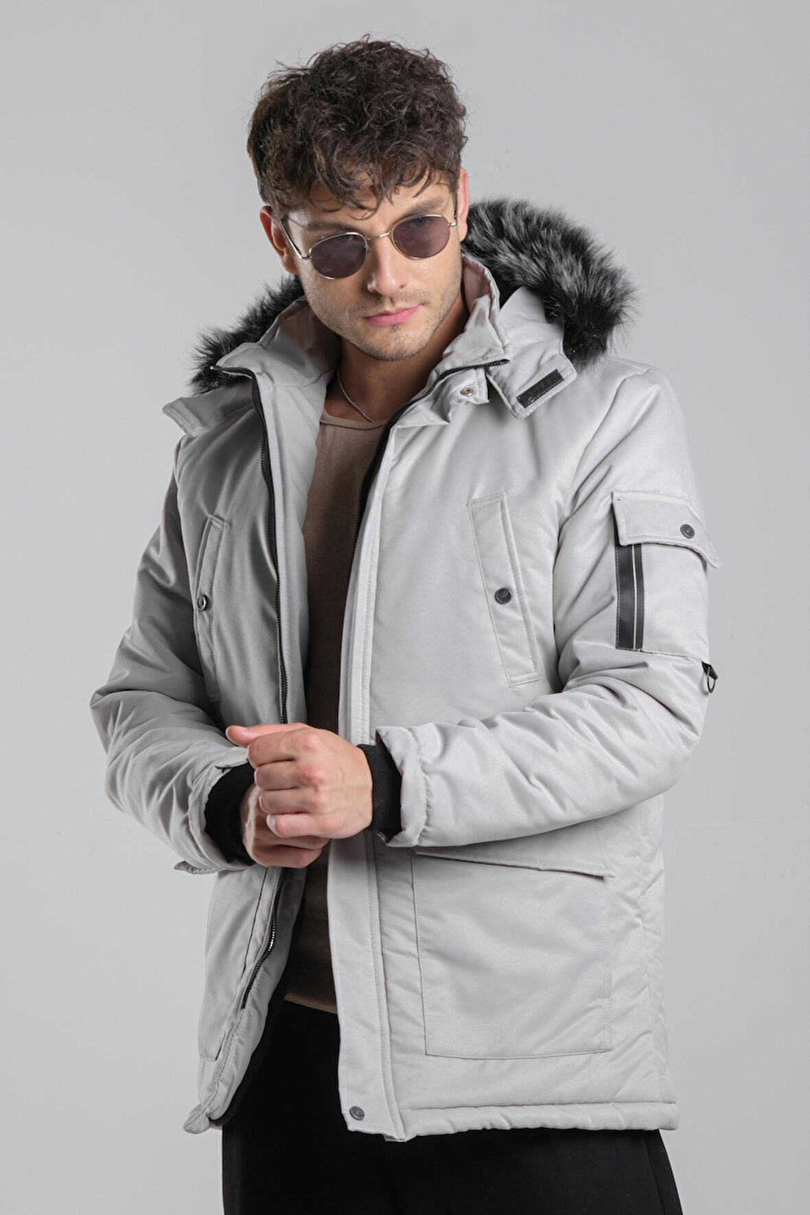 Stil Kombin İçi Kürklü Kaban/Mont BL 1506