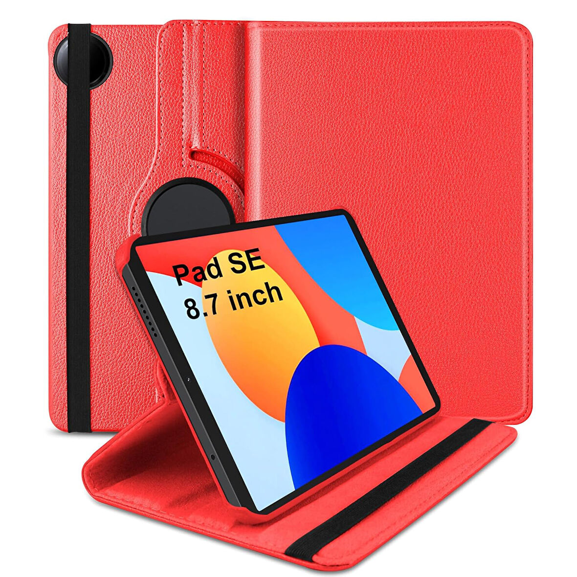 Xiaomi Redmi Pad SE  8.7 Inç ile Uyumlu 360° Dönebilen Standlı Tablet Kılıfı