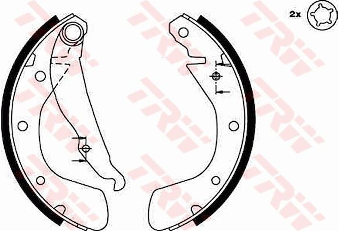 ARKA PABUÇ BALATA CORSA B 3.19939.00 CORSA C 2000-2012.09 TIGRA 1994-2000 ASTRA F 19929.98 200X28 1605952 1605041 1605052