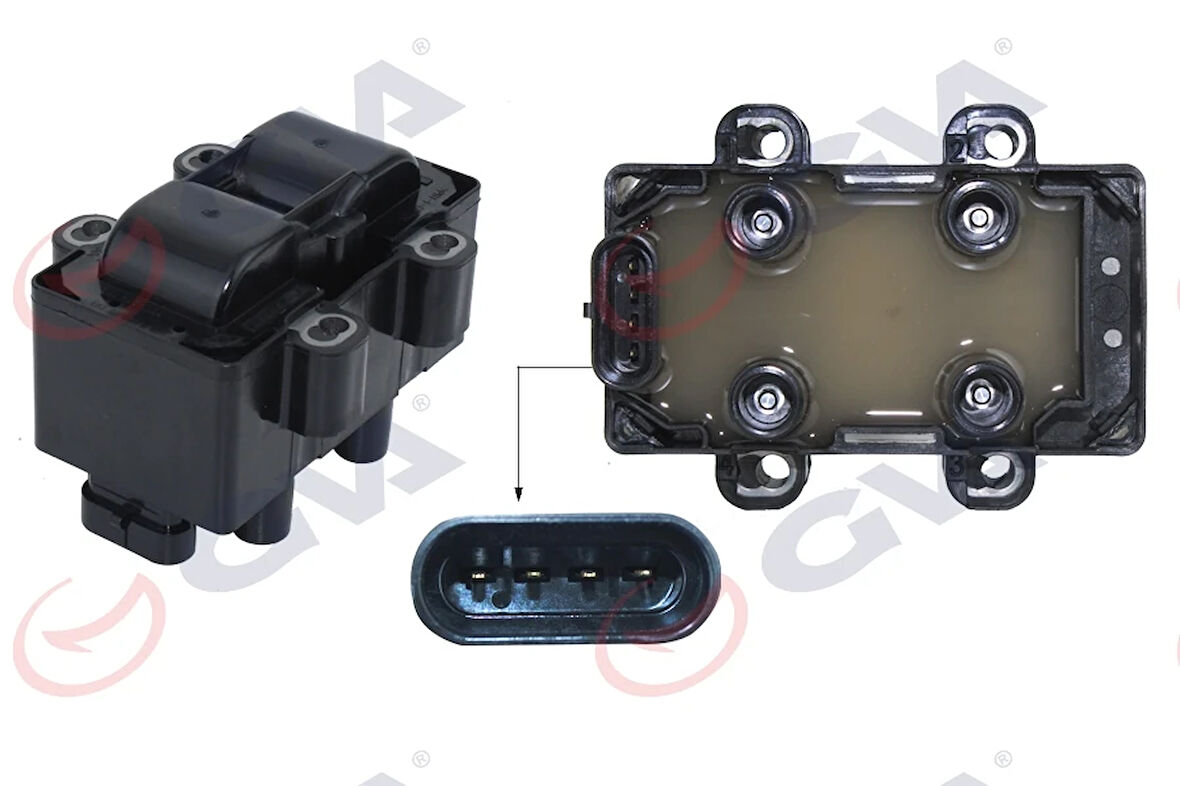 ATEŞLEME BOBİNİ ÇİFTLİ KANGOO- CLIO I-2-2 1.2 -1.6 - MEGAN 1 1.4- 1.6-SCENIC-TWNG-LOGAN K7J-K7M 224336134R 7700274008