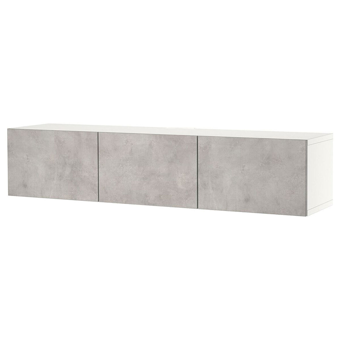 Tv sehpası, beyaz-açık gri, 180x42x38 cm, KALLVIKEN
