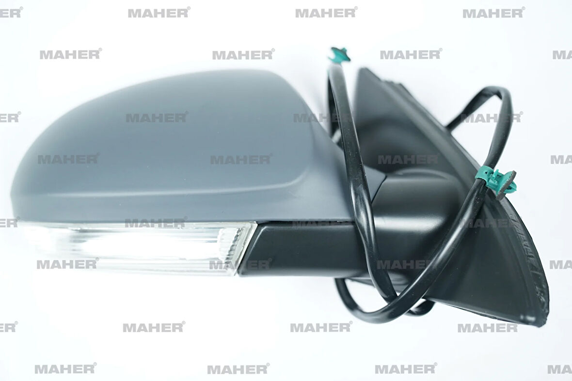 AYNA DIŞ DİKİZ PASSAT 2005-2010 ELEKTRİKLİ, ISITMALI, SİNYALLİ, ASTARLI SAĞ 3C1857508DM9B9