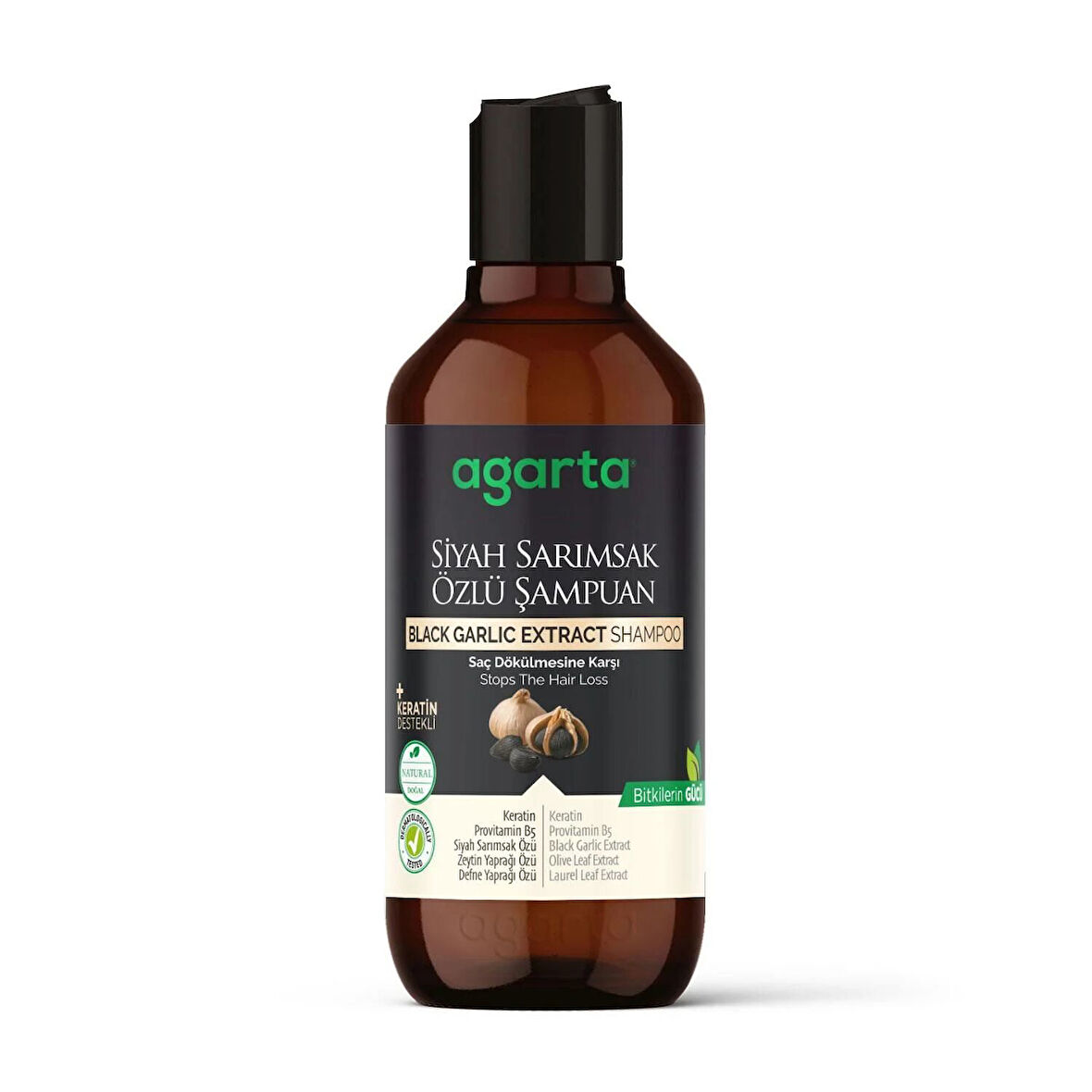 Agarta Siyah Sarımsak Özlü Şampuan 400ml