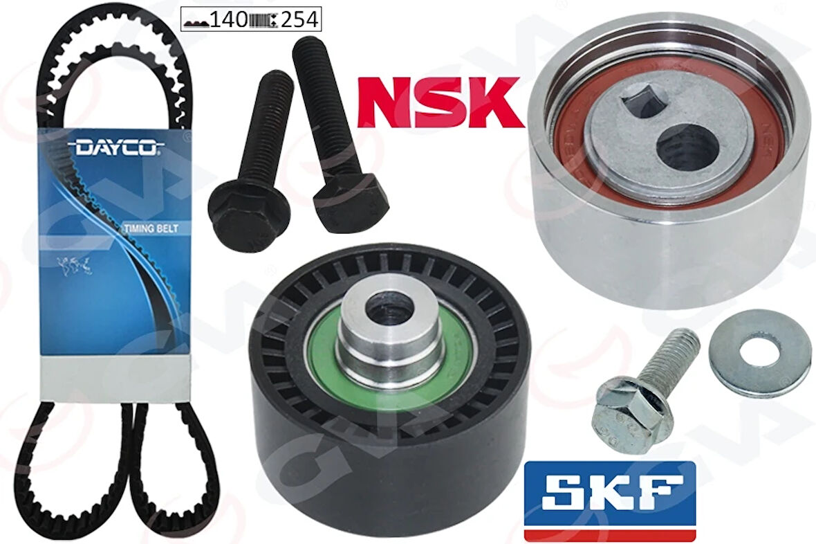 EKSANTRİK GERGİ KİTİ 140X254 P206-306-PARTNER-BERLINGO-JUMPY-SCUDO-COROLLA 1.9D 98 DW8 0831 58 0831 59 0831 N2 0831 R7