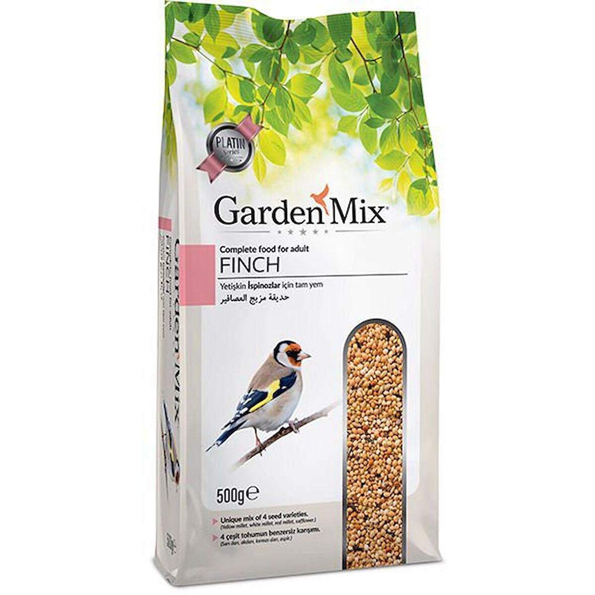 Garden Mix Platin Hint Bülbülü Yemi 500 Gr