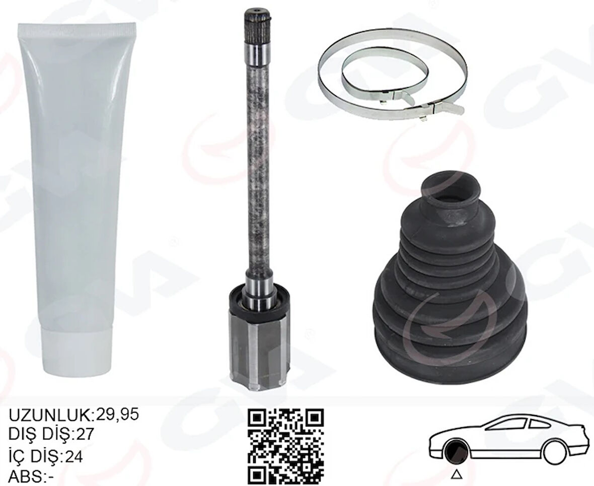 AKS MILI ÖN İÇ SAĞ BMW F10 F12 F13 F06 XDRIVE SANZIMAN TARAFI UZUNLUK- 485MM 31607618680 31607593044