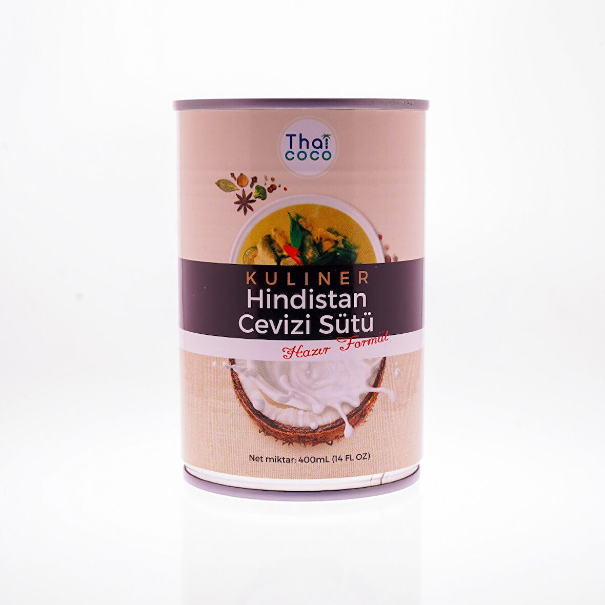 Thai Coco Konserve Hi̇ndi̇stan Cevi̇zi̇ Sütü 400 Ml