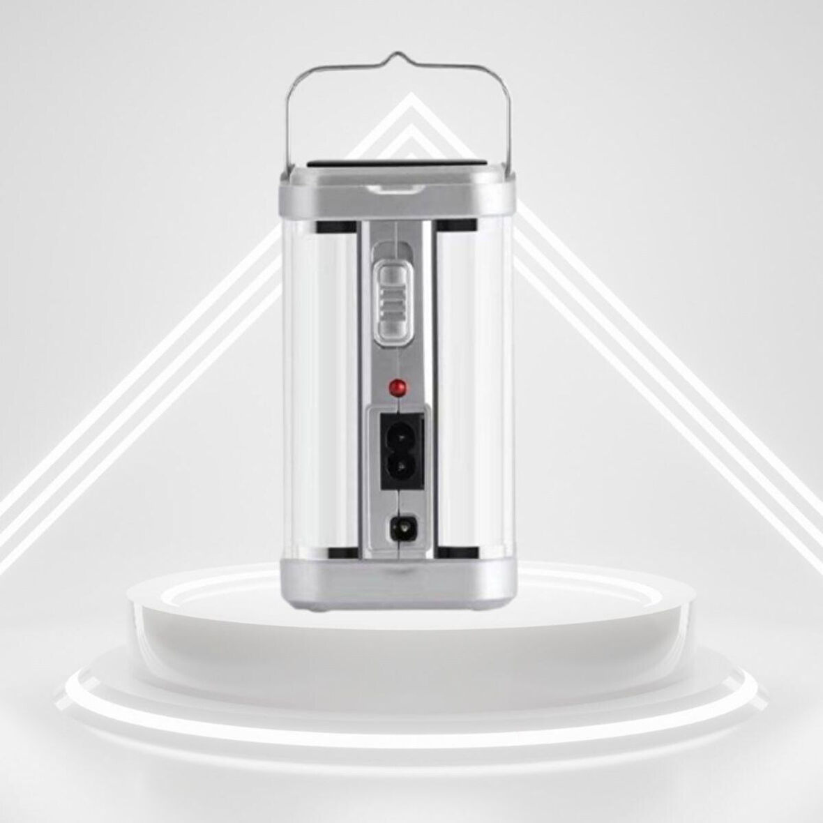 Güneş Enerjili Şarjlı Işık 1200mAh Yeniden Şarj Edilebilir Batarya