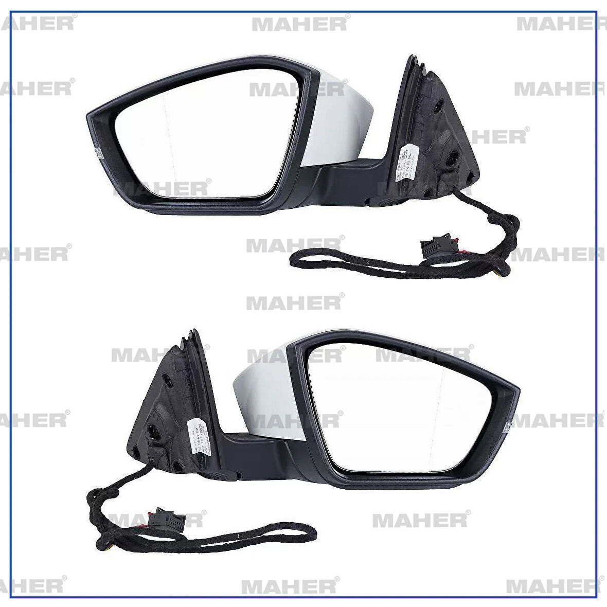 AYNA DIS DIKIZ SUPERB 2015-2024 ELEKTRIKLI, ISITMALI, ASTARLI, KATLANIR, HAFIZALI, YAN-ALT LAMBALI SOL 351857507C