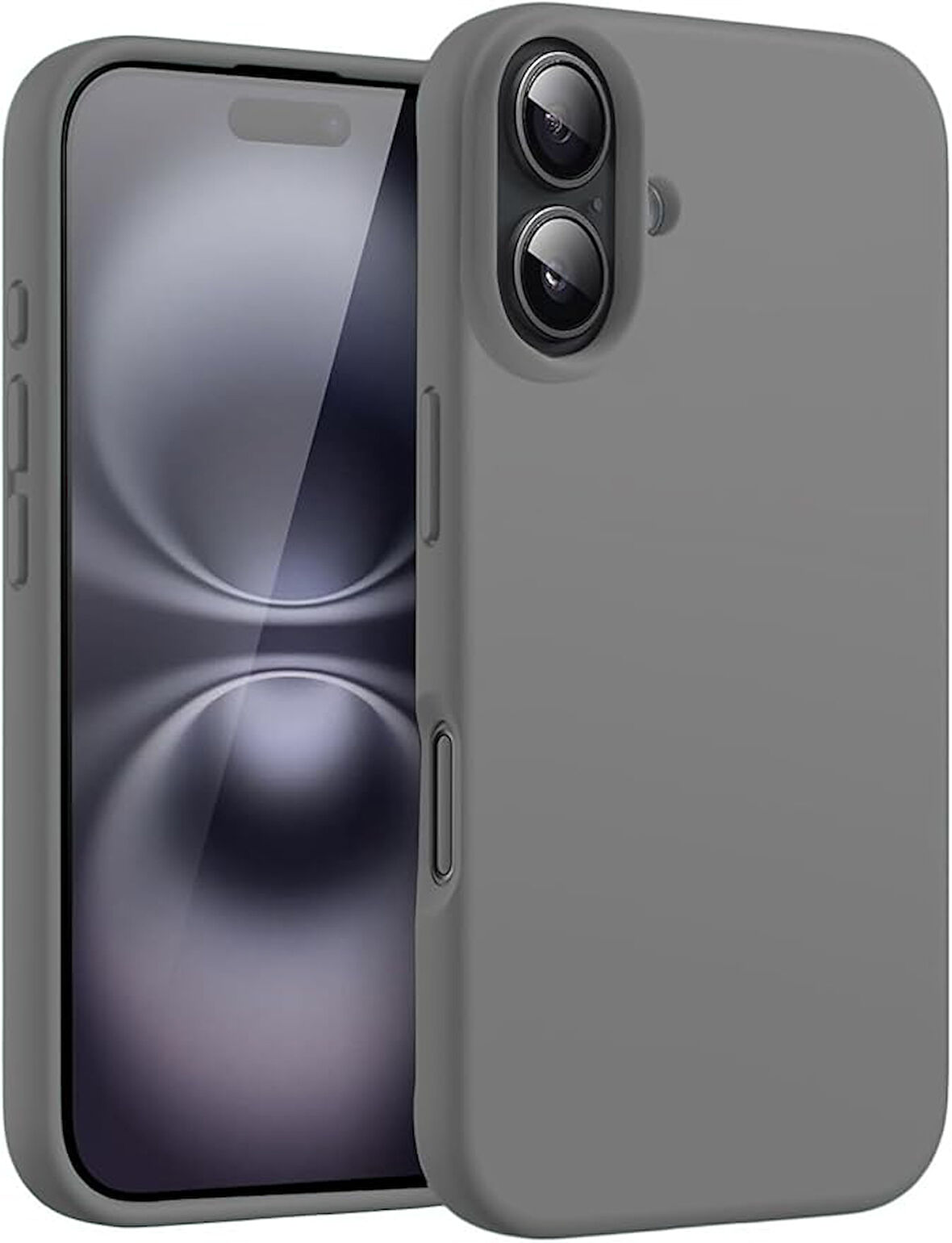 Apple iPhone 16 ile Uyumlu Telefon Kılıfı Kadife Iç Yüzey Soft Tasarım Lansman Kılıf