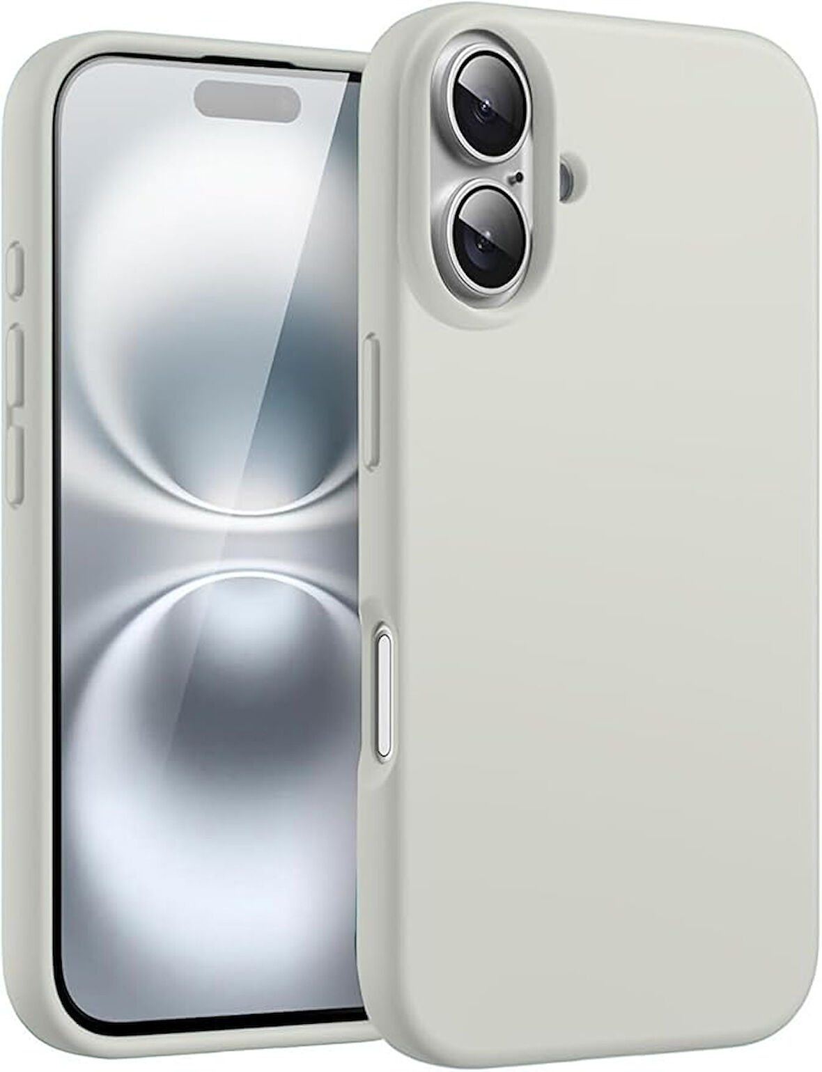 Apple iPhone 16 ile Uyumlu Telefon Kılıfı Kadife Iç Yüzey Soft Tasarım Lansman Kılıf
