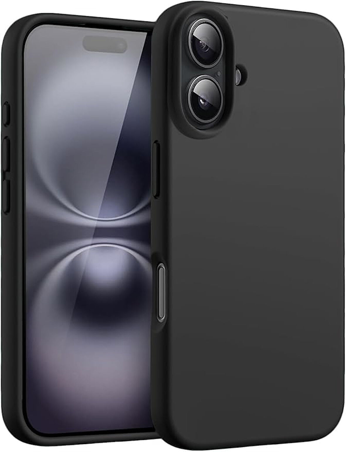 Apple iPhone 16 ile Uyumlu Telefon Kılıfı Kadife Iç Yüzey Soft Tasarım Lansman Kılıf