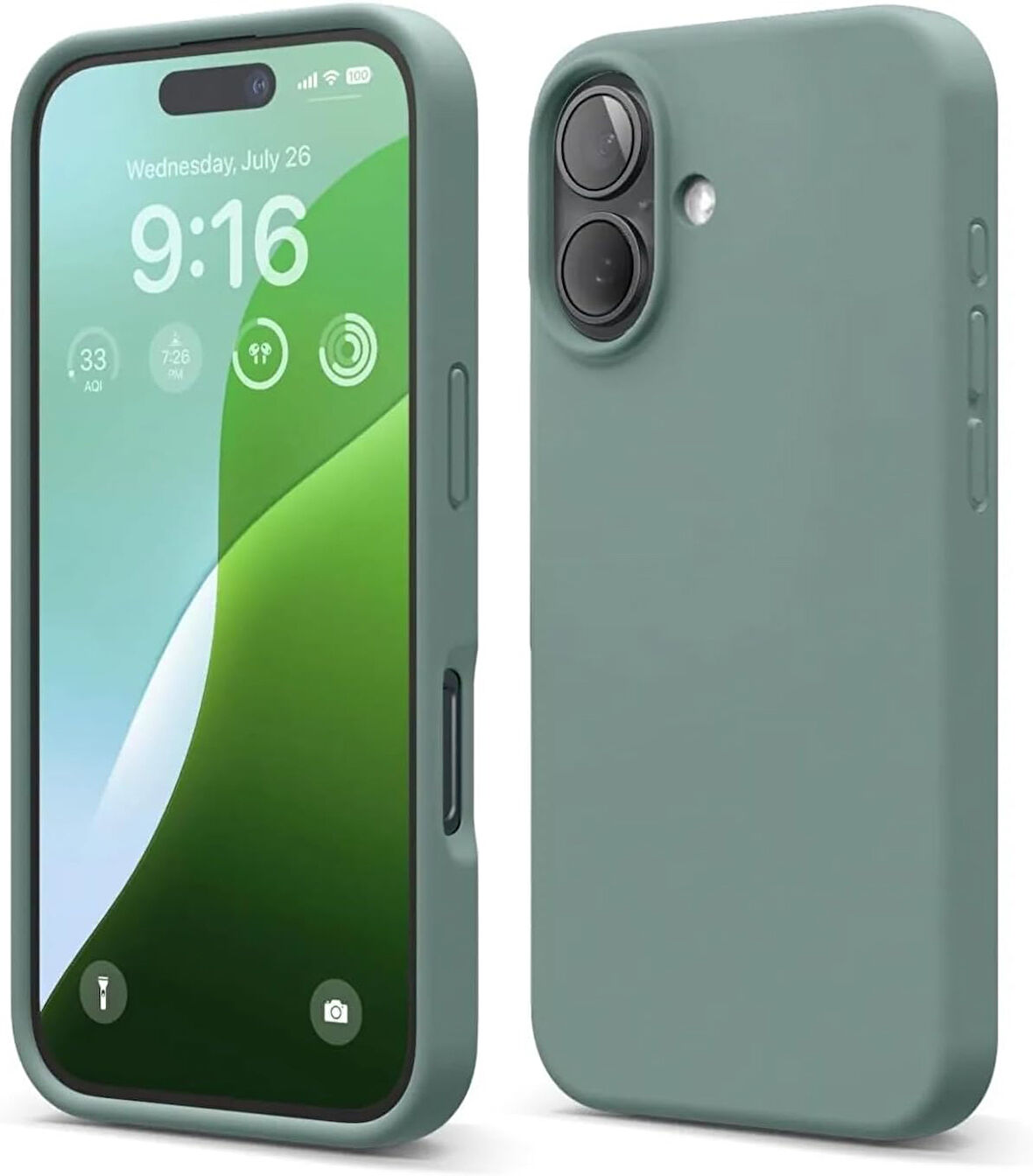 Apple iPhone 16 ile Uyumlu Telefon Kılıfı Kadife Iç Yüzey Soft Tasarım Lansman Kılıf