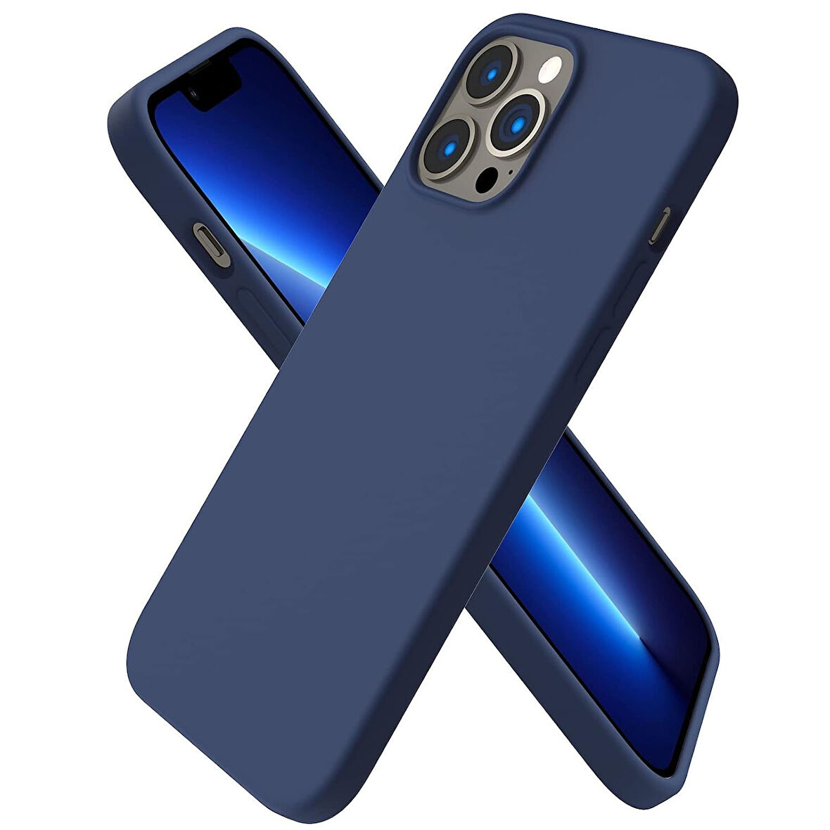 Apple iPhone 16 Pro ile Uyumlu Telefon Kılıfı Kadife Iç Yüzey Soft Tasarım Lansman Kılıf