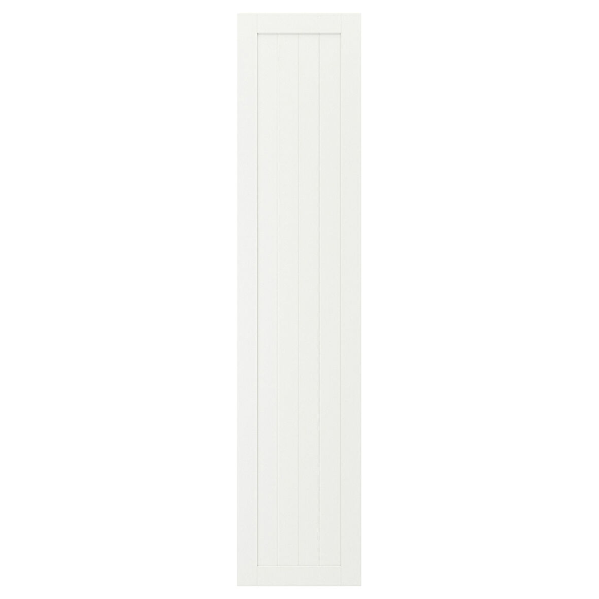 Gardırop kapağı, beyaz, 50x229 cm, menteşesiz