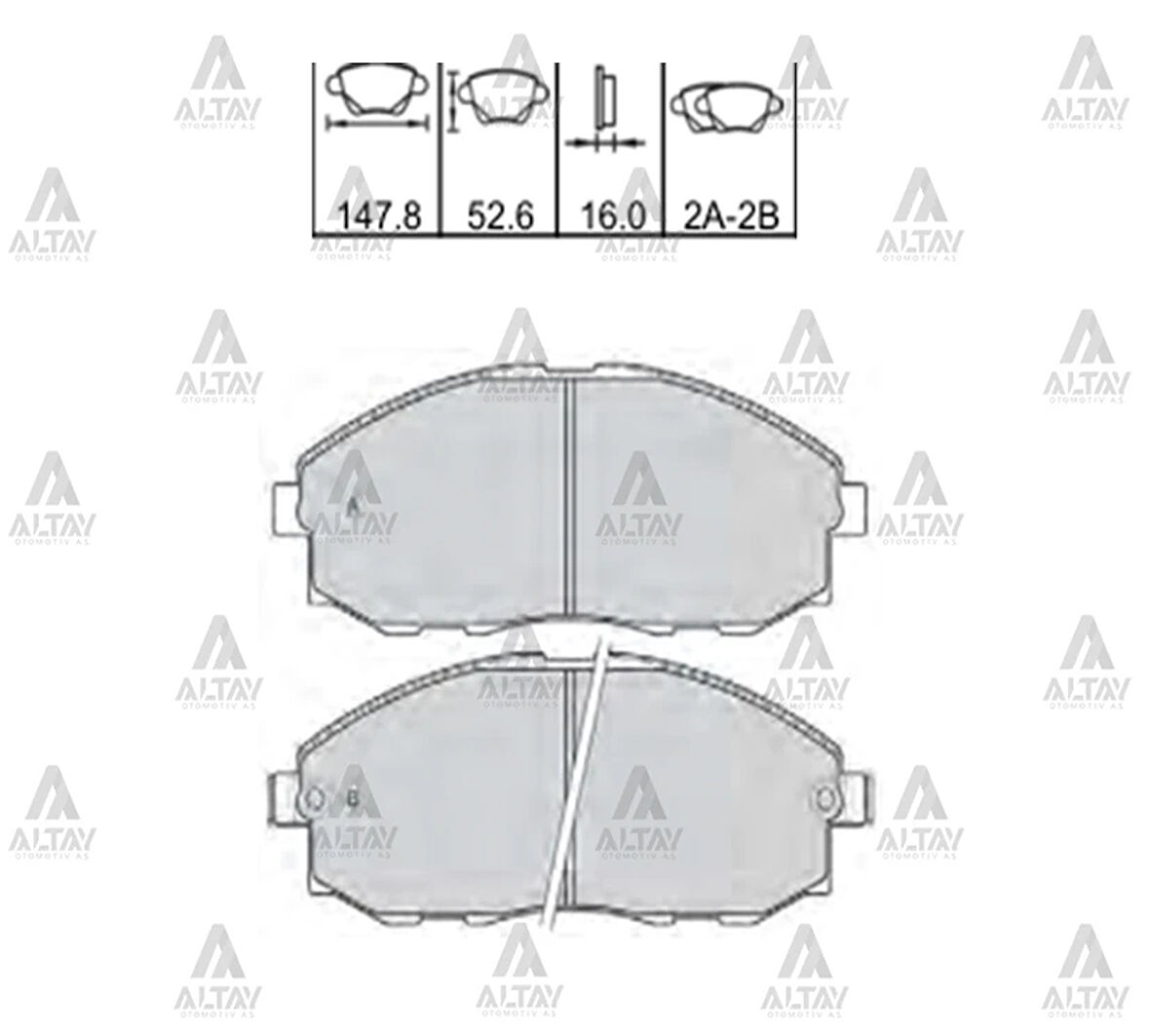 FREN BALATA STAREX 1997-2002 ÖN 58101 4AA30